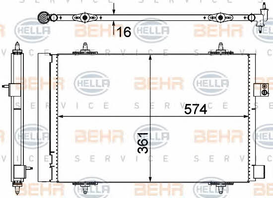 Behr-Hella 8FC 351 319-451 Cooler Module 8FC351319451: Buy near me in Poland at 2407.PL - Good price!