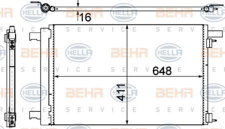 Behr-Hella 8FC 351 319-461 Moduł chłodzący 8FC351319461: Dobra cena w Polsce na 2407.PL - Kup Teraz!