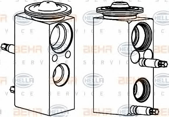 Behr-Hella 8UW 351 239-591 Zawór rozprężny klimatyzatora 8UW351239591: Dobra cena w Polsce na 2407.PL - Kup Teraz!