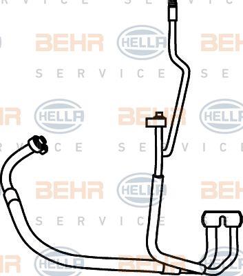Behr-Hella 9GS 351 337-221 Трубка кондиционера 9GS351337221: Отличная цена - Купить в Польше на 2407.PL!