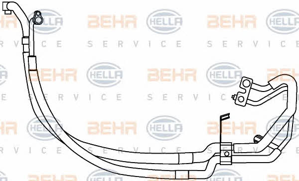 Behr-Hella 9GS 351 337-641 Трубка кондиционера 9GS351337641: Отличная цена - Купить в Польше на 2407.PL!