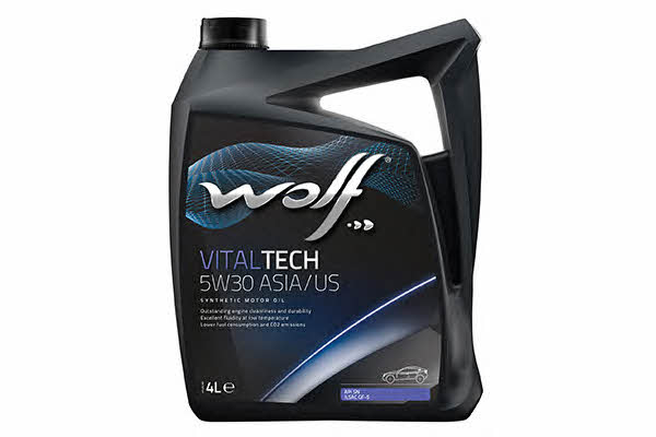 Wolf 8302619 Моторное масло Wolf Vitaltech ASIA/US 5W-30, 4л 8302619: Отличная цена - Купить в Польше на 2407.PL!