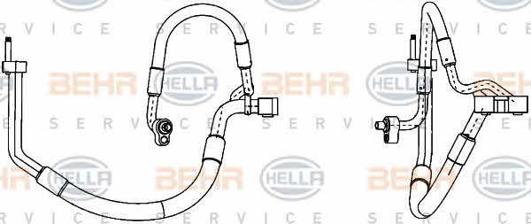 Behr-Hella 9GS 351 338-421 Przewód klimatyzatora 9GS351338421: Dobra cena w Polsce na 2407.PL - Kup Teraz!