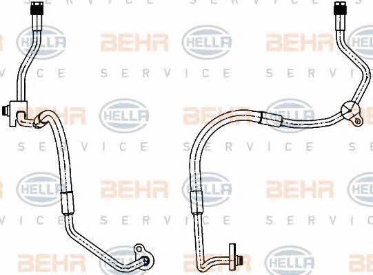Behr-Hella 9GS 351 338-461 Coolant pipe 9GS351338461: Buy near me in Poland at 2407.PL - Good price!