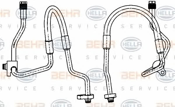Behr-Hella 9GS 351 338-481 Coolant pipe 9GS351338481: Buy near me in Poland at 2407.PL - Good price!