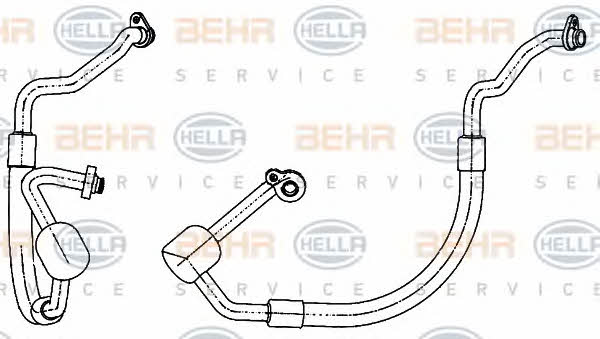 Трубка кондиционера Behr-Hella 9GS 351 338-511