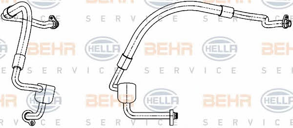 Przewód klimatyzatora Behr-Hella 9GS 351 338-551