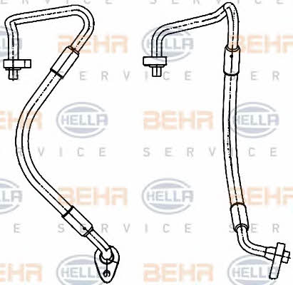 Behr-Hella 9GS 351 338-571 Coolant pipe 9GS351338571: Buy near me in Poland at 2407.PL - Good price!
