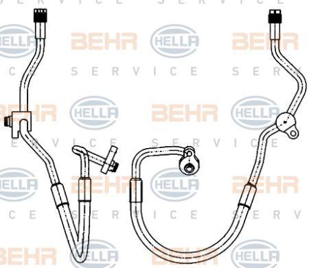 Behr-Hella 9GS 351 338-591 Coolant pipe 9GS351338591: Buy near me in Poland at 2407.PL - Good price!