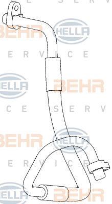 Behr-Hella 9GS 351 338-691 Coolant pipe 9GS351338691: Buy near me in Poland at 2407.PL - Good price!