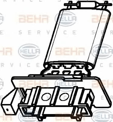 Behr-Hella Fan motor resistor – price