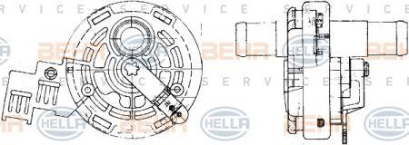 Behr-Hella 9XL 351 328-211 Heater control valve 9XL351328211: Buy near me in Poland at 2407.PL - Good price!