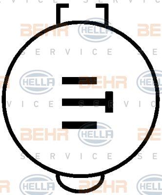 Behr-Hella 8FK 351 110-781 Compressor, air conditioning 8FK351110781: Buy near me in Poland at 2407.PL - Good price!