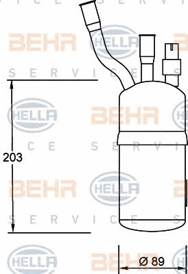 Behr-Hella 8FT 351 192-321 Trockner, klimaanlage 8FT351192321: Bestellen Sie in Polen zu einem guten Preis bei 2407.PL!