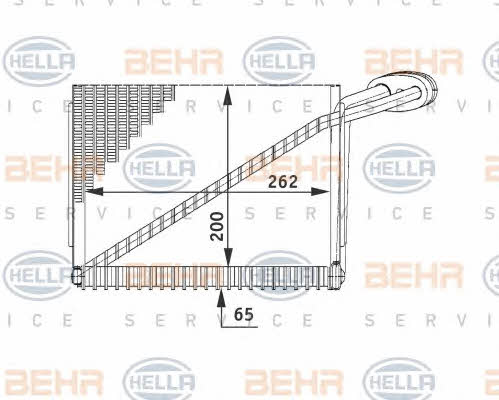 Behr-Hella 8FV 351 211-191 Испаритель 8FV351211191: Купить в Польше - Отличная цена на 2407.PL!