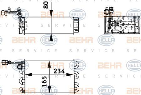 Behr-Hella 8FV 351 211-211 Испаритель 8FV351211211: Отличная цена - Купить в Польше на 2407.PL!