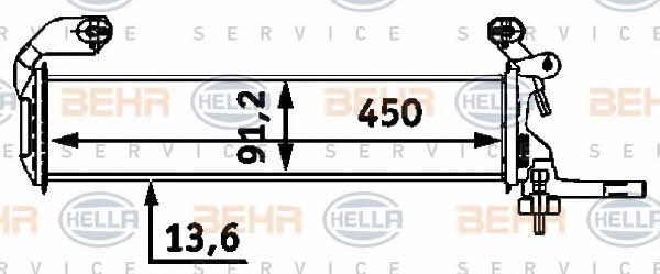 Behr-Hella 8MK 376 712-661 Радиатор охлаждения двигателя 8MK376712661: Отличная цена - Купить в Польше на 2407.PL!
