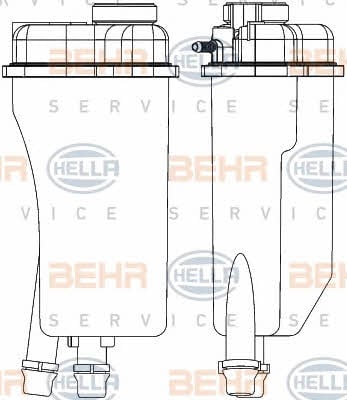 Behr-Hella 8MA 376 731-501 Expansion tank 8MA376731501: Buy near me at 2407.PL in Poland at an Affordable price!