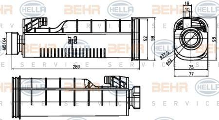 Behr-Hella 8MA 376 755-091 Expansion tank 8MA376755091: Buy near me in Poland at 2407.PL - Good price!