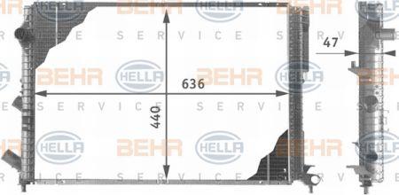 Behr-Hella 8MK 376 706-561 Radiator, engine cooling 8MK376706561: Buy near me in Poland at 2407.PL - Good price!