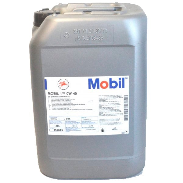 Mobil 152079 Engine oil Mobil 1 Full Synthetic 0W-40, 20L 152079: Buy near me in Poland at 2407.PL - Good price!