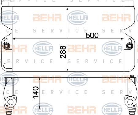 Behr-Hella 8MO 376 949-271 Chłodnica oleju 8MO376949271: Dobra cena w Polsce na 2407.PL - Kup Teraz!