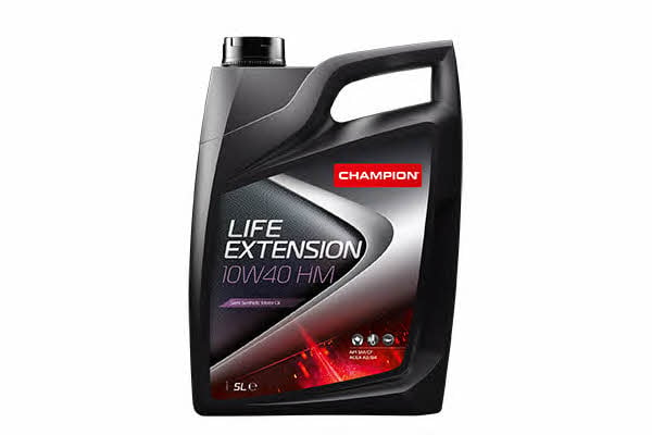 Championlubes 8202612 Engine oil Champion LIFE EXTENSION 10W40 HM, 5L 8202612: Buy near me in Poland at 2407.PL - Good price!