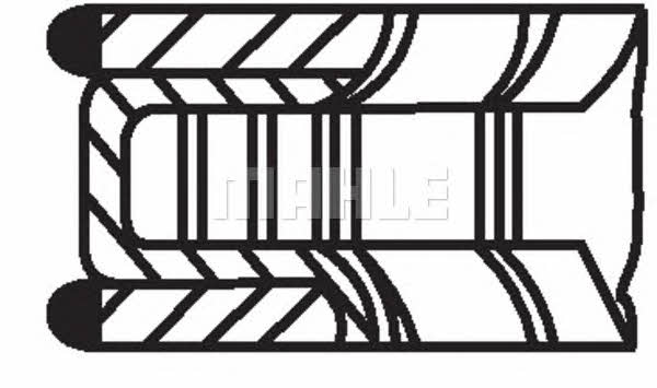 Mahle Original 021 78 V1 PISTON RINGS, SET 02178V1: Buy near me in Poland at 2407.PL - Good price!