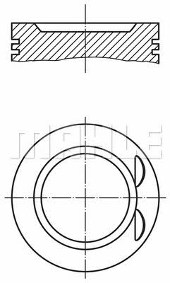 Mahle Original 022 06 01 Piston set 0220601: Buy near me in Poland at 2407.PL - Good price!