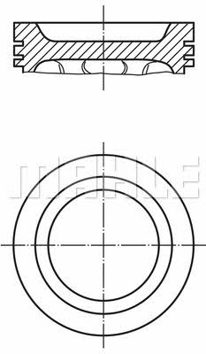 Mahle Original 029 65 01 Piston set 0296501: Buy near me in Poland at 2407.PL - Good price!