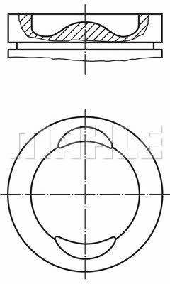 Mahle Original 029 74 01 Piston set 0297401: Buy near me in Poland at 2407.PL - Good price!