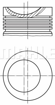 Mahle Original 034 83 02 Tłok z pierścieniami, zestaw 0348302: Dobra cena w Polsce na 2407.PL - Kup Teraz!