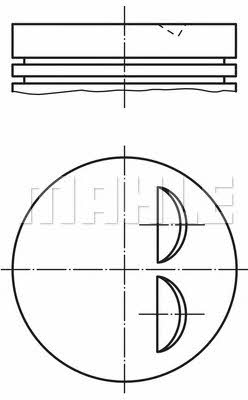 Mahle Original 034 88 01 Piston set 0348801: Buy near me in Poland at 2407.PL - Good price!