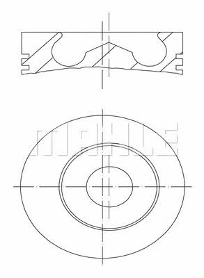 Mahle Original 043 87 00 Tłok z pierścieniami, zestaw 0438700: Dobra cena w Polsce na 2407.PL - Kup Teraz!