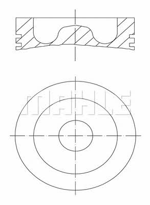 Mahle Original 005 28 12 Kolben satz 0052812: Kaufen Sie zu einem guten Preis in Polen bei 2407.PL!