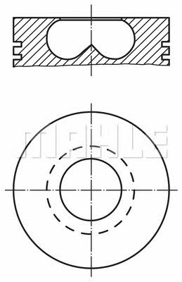 Mahle Original 007 97 01 Поршень с кольцами, комплект 0079701: Отличная цена - Купить в Польше на 2407.PL!