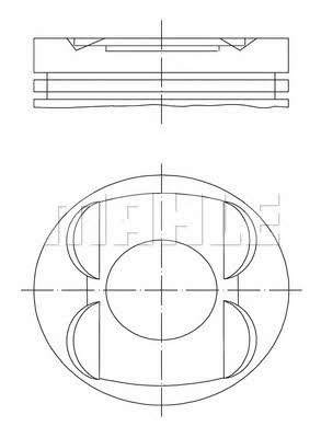 Mahle Original 001 14 00 Tłok z pierścieniami, zestaw 0011400: Dobra cena w Polsce na 2407.PL - Kup Teraz!