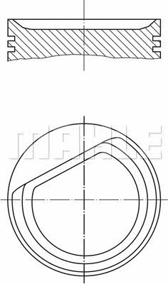 Mahle Original 001 24 01 Piston set 0012401: Buy near me in Poland at 2407.PL - Good price!