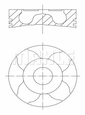 Mahle Original 012 31 01 Piston set 0123101: Buy near me in Poland at 2407.PL - Good price!