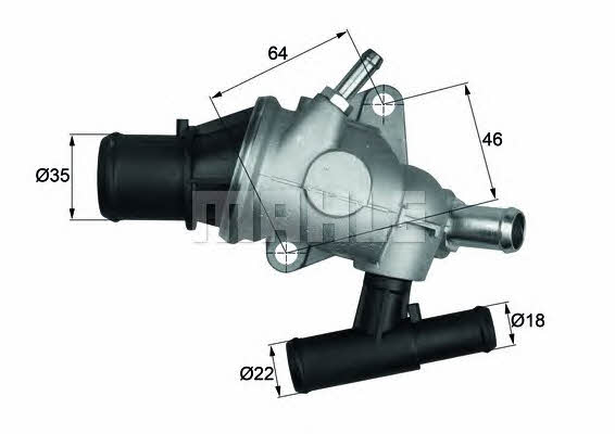 Mahle/Behr TH 29 88 Termostat, środek chłodzący TH2988: Dobra cena w Polsce na 2407.PL - Kup Teraz!