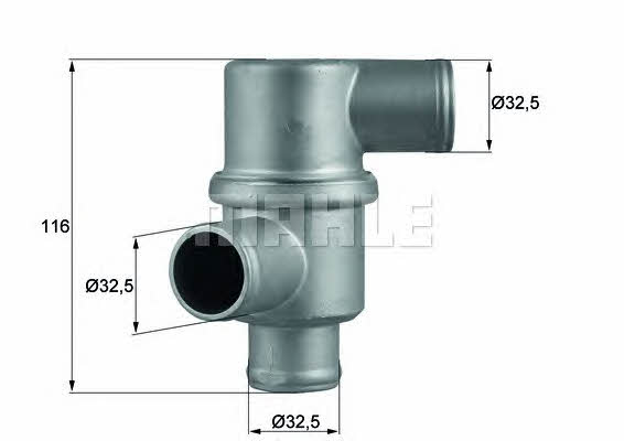 Mahle/Behr TH 37 80 Thermostat, coolant TH3780: Buy near me in Poland at 2407.PL - Good price!