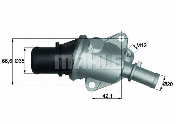 Mahle/Behr TI 105 88 Thermostat, coolant TI10588: Buy near me in Poland at 2407.PL - Good price!