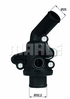 Mahle/Behr TI 11 87 Thermostat, coolant TI1187: Buy near me in Poland at 2407.PL - Good price!