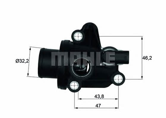 Mahle/Behr TI 12 87 Thermostat, coolant TI1287: Buy near me in Poland at 2407.PL - Good price!