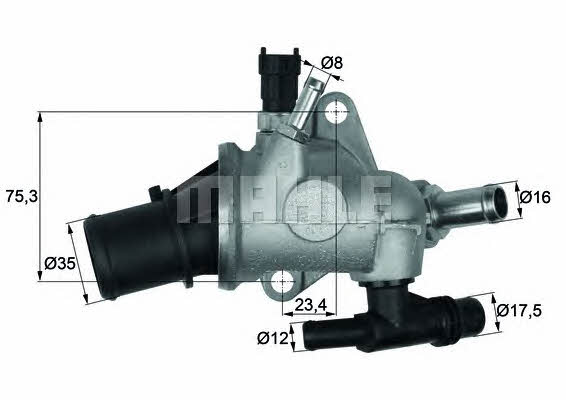 Mahle/Behr TI 142 83 Termostat, środek chłodzący TI14283: Atrakcyjna cena w Polsce na 2407.PL - Zamów teraz!