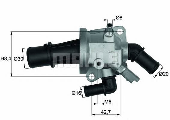 Mahle/Behr TI 153 88 Thermostat, coolant TI15388: Buy near me in Poland at 2407.PL - Good price!