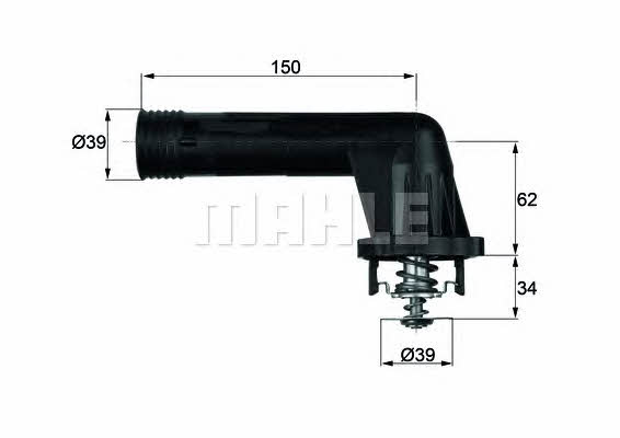Mahle/Behr TI 20 95 Thermostat housing TI2095: Buy near me in Poland at 2407.PL - Good price!