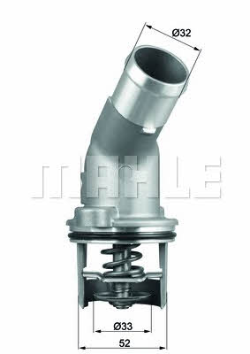 Mahle/Behr TI 205 92D Thermostat, coolant TI20592D: Buy near me in Poland at 2407.PL - Good price!