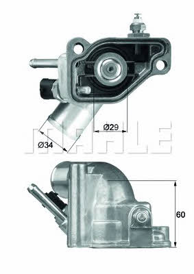 Mahle/Behr TI 5 92 Thermostat housing TI592: Buy near me in Poland at 2407.PL - Good price!