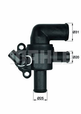 Mahle/Behr TI 52 90 Thermostat, coolant TI5290: Buy near me in Poland at 2407.PL - Good price!